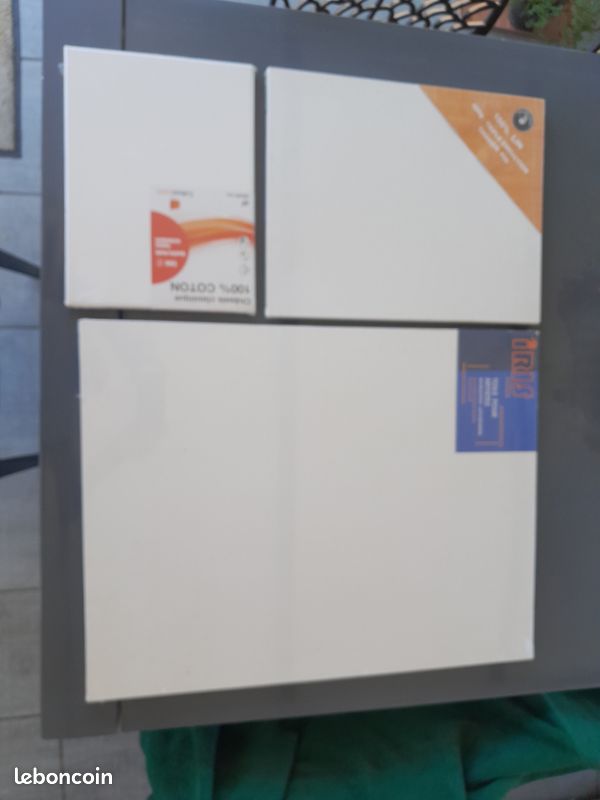 Lot de 3 chassis toile peinture (image 1)