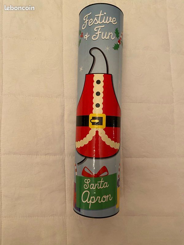 Tablier de père Noël 100% coton (image 1)