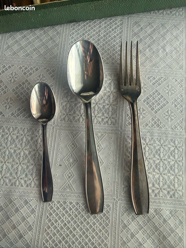 Ménagère Christofle Villeroy Pour 2 Personnes - 14 Couverts Argentés - TBE