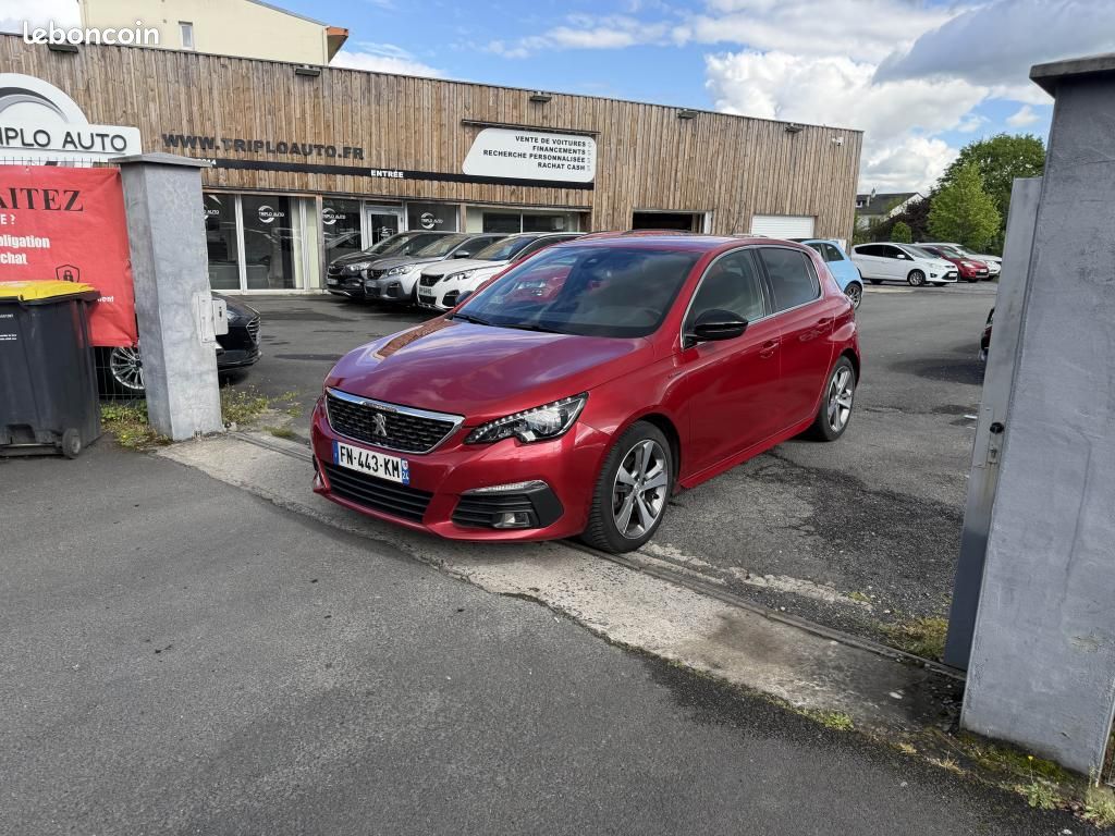 PEUGEOT 308 1.5 BlueHDi S&S - 130 GT Line gps + clim + camera AR + Radar AR (image 1)