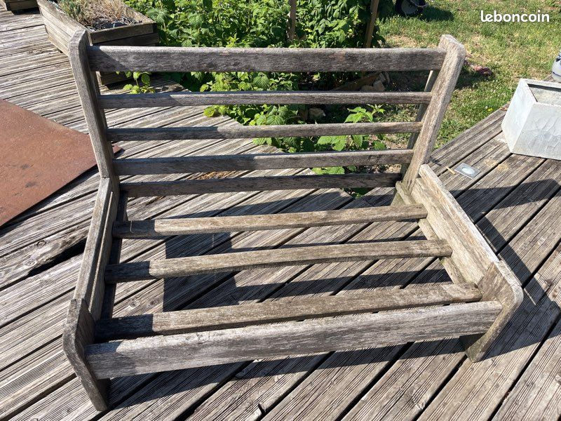 Banc ancien bois (image 1)