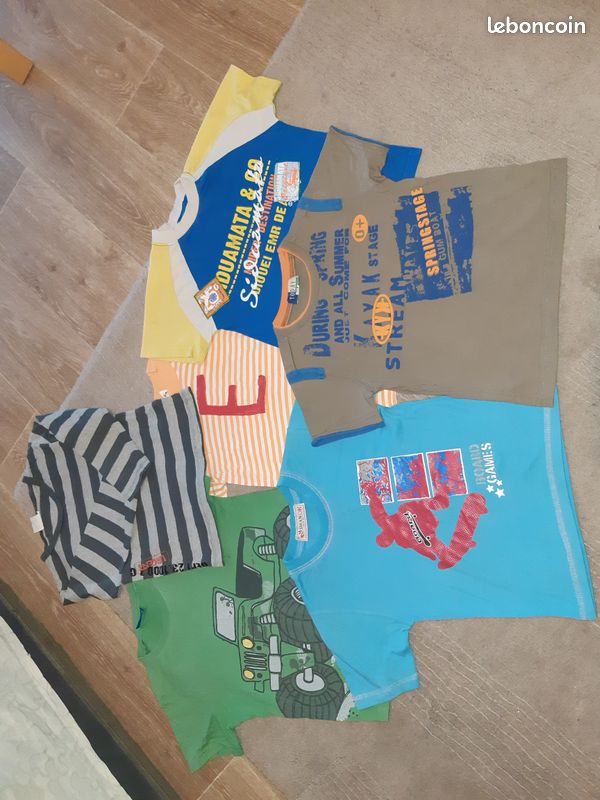 Lot été T-shirt 4 ans (image 1)