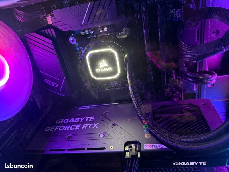 PC GAMER PUISSANT 32Go Watercooling RTX Wifi6 SSD NVme (image 15)