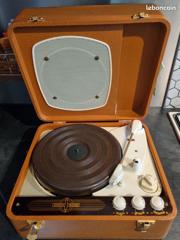 Tourne-Disque Rétro | Tourne-Disque Portable Audio Domestique Vintage