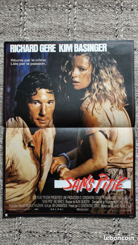 Affiches et photos : Sans Pitié, Kim Basinger, Richard Gere (image 2)