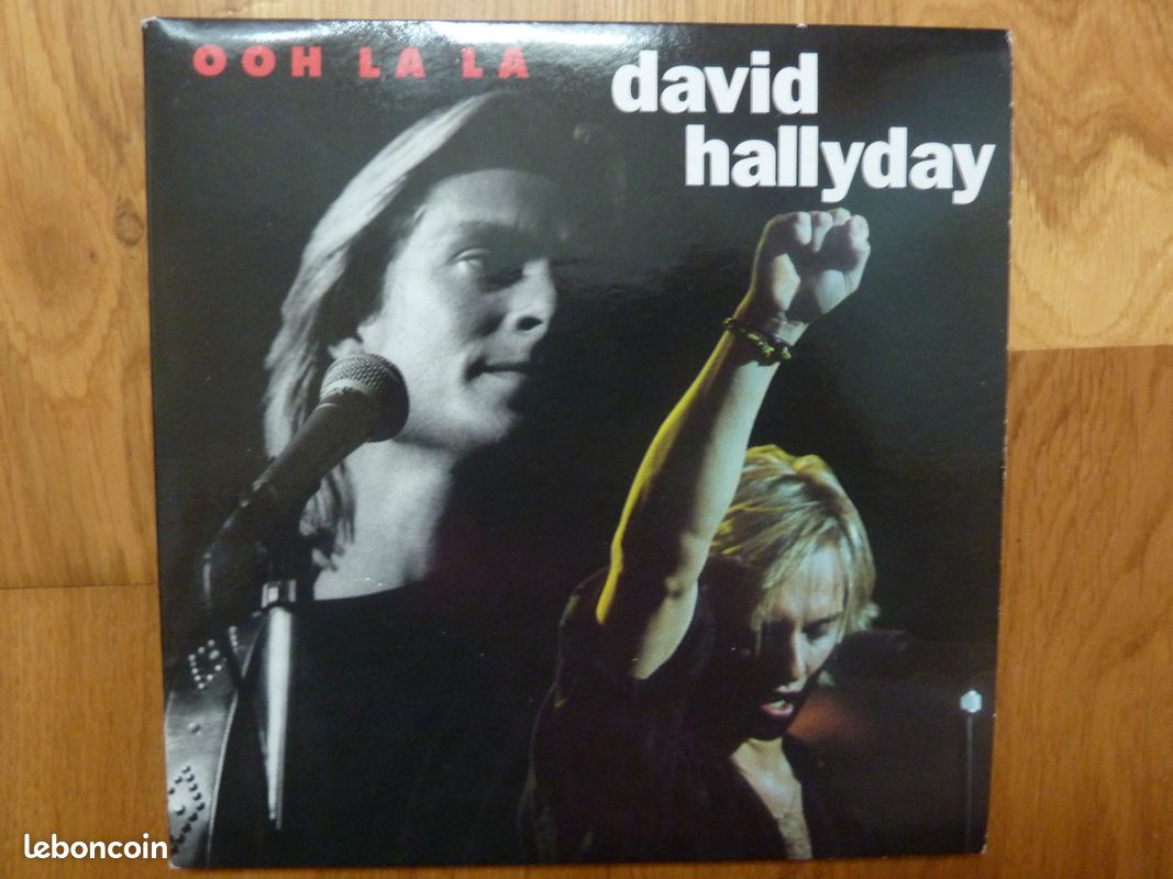 45 tours vinyl David Hallyday "Ooh la la" (1990) (image 2)