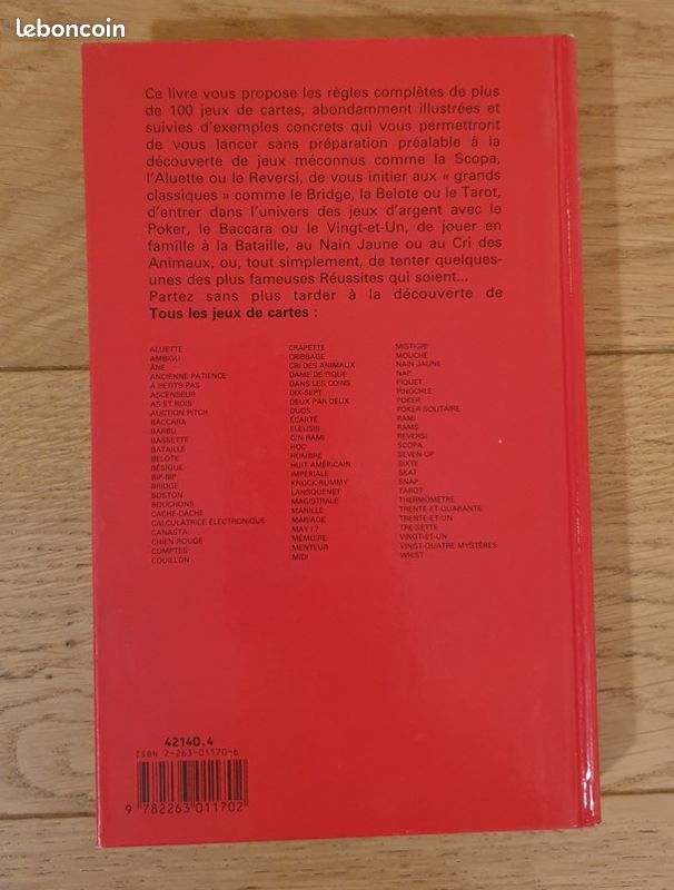 Livre "Tous les jeux de cartes" (image 7)