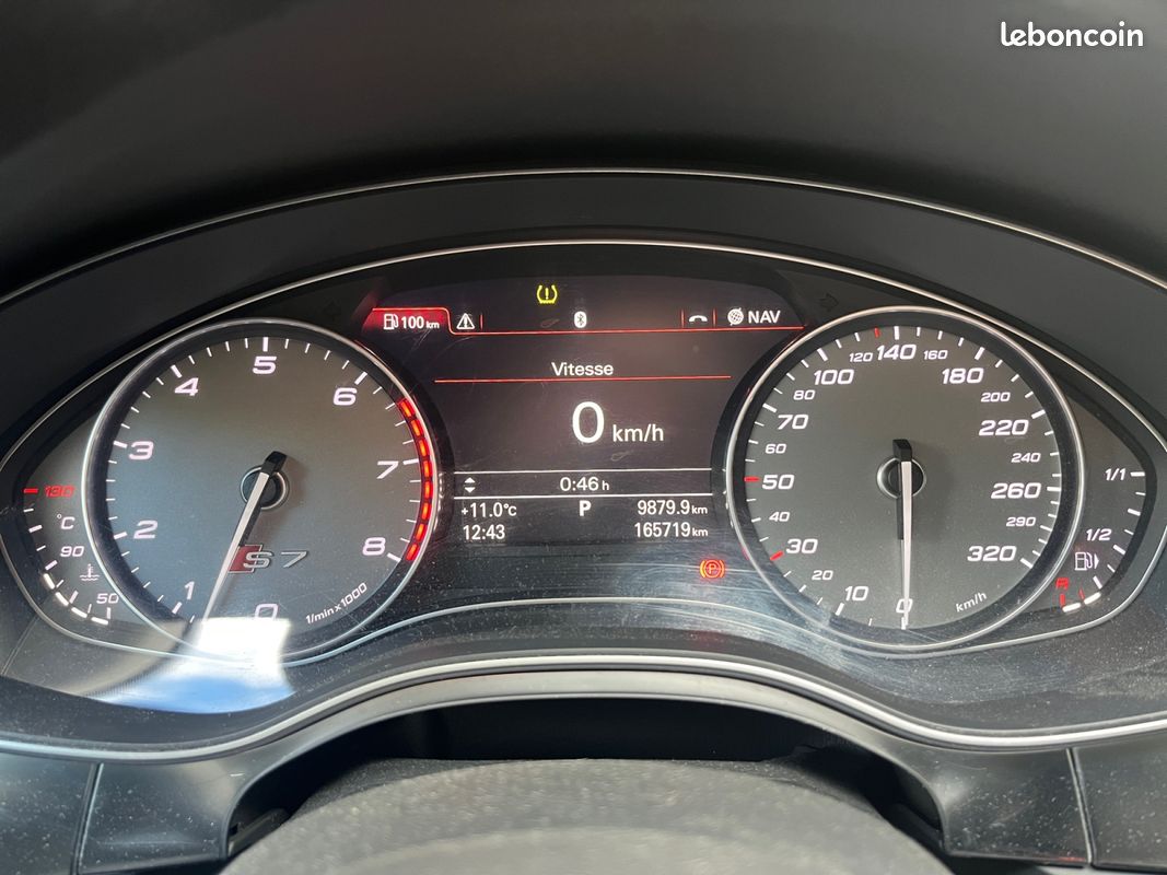 AUDI S7 SPORTBACK 4.0 TFSI 420ch QUATTRO S TRONIC 7 Sièges à mémoire chauffants ventilés Pack carbone Clim 4 zones Attelage amovible (image 14)