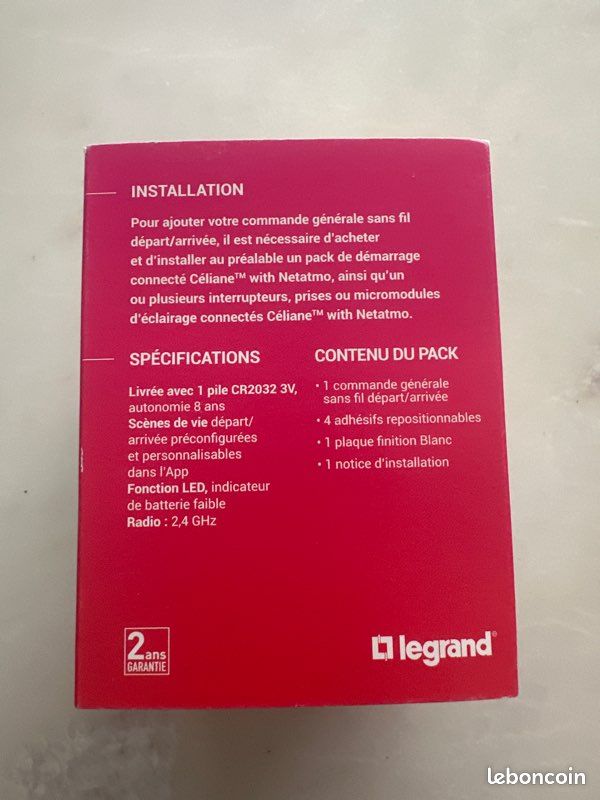 Legrand - Commande Départ/Arrivée pour installation connectée Céliane with Netatmo (image 4)