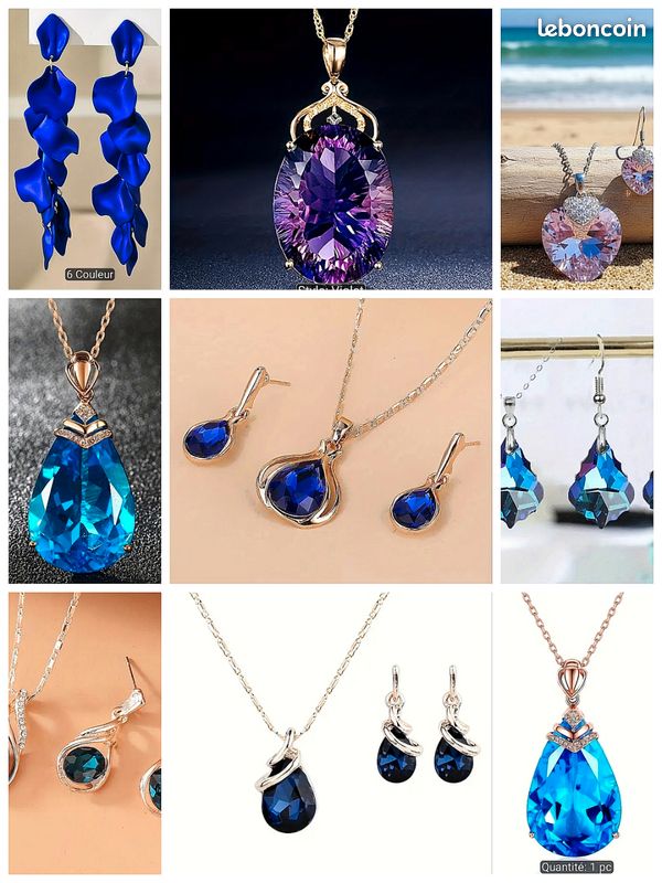 Bijoux fantaisies en gros lot (négociable pour prix) + présentoirs (image 5)