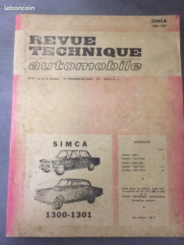 RTA Simca - Équipement auto