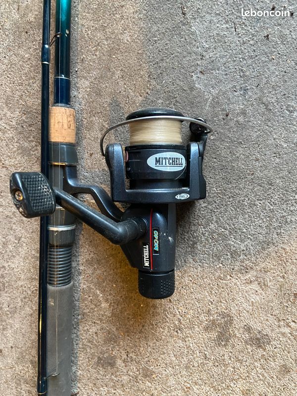 LOT CANNE À pêche Crossfire + moulinet Daiwa EUR 5,00 - FR