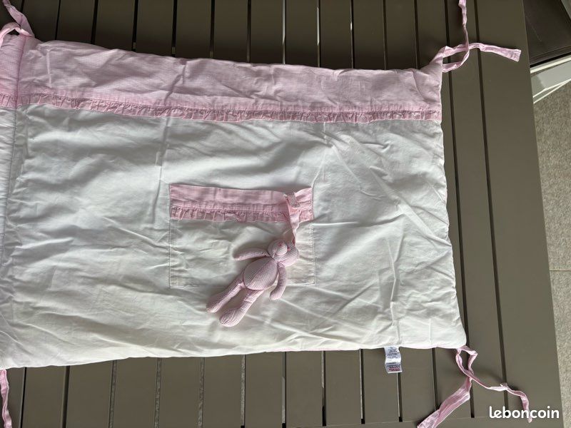 Tour de lit et drap housse assorti - Jacadi (image 1)