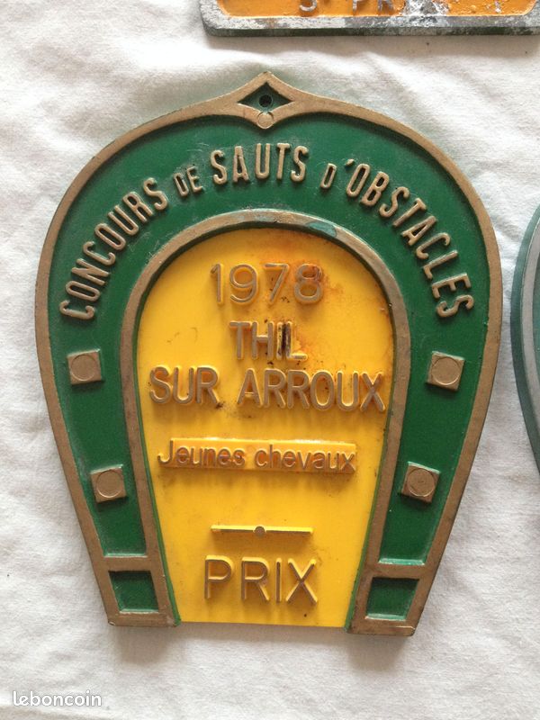 Lot De 64 Plaques Récompenses - Trophées Concours Hippiques - Équitation Cheval