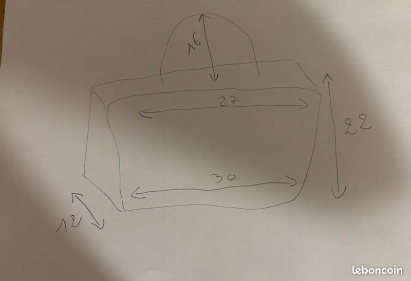 Sac à main porté épaule Le Tanneur cuir très bon état (image 5)