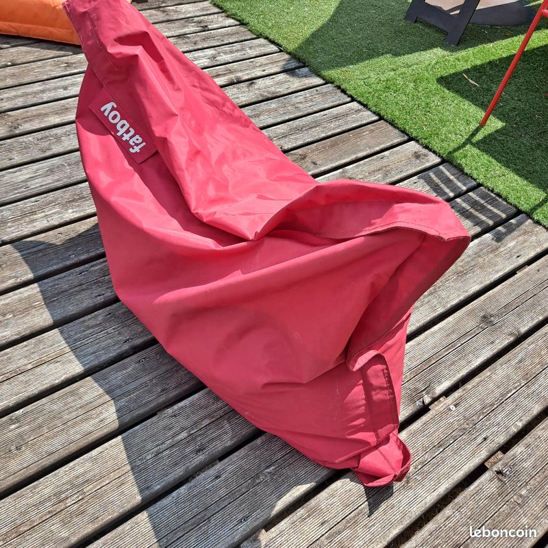 Pouf junior Fatboy rouge - 130 x 100 cm – Original (image 1)