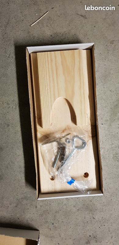 Coupe jambon ou viande en bois (image 1)