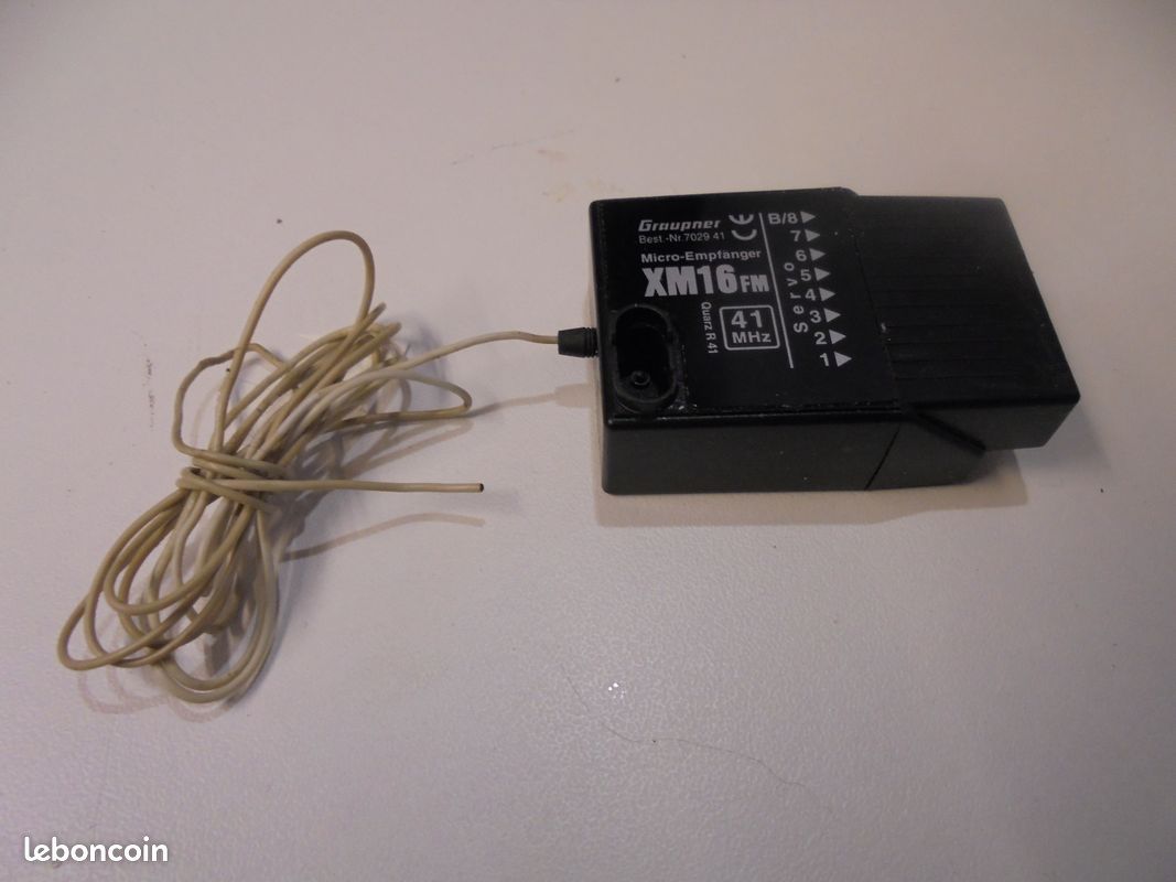 Récepteur Radio Graupner SMC 19 40S – 40 MHz – Vintage Neuf – Réf 7041