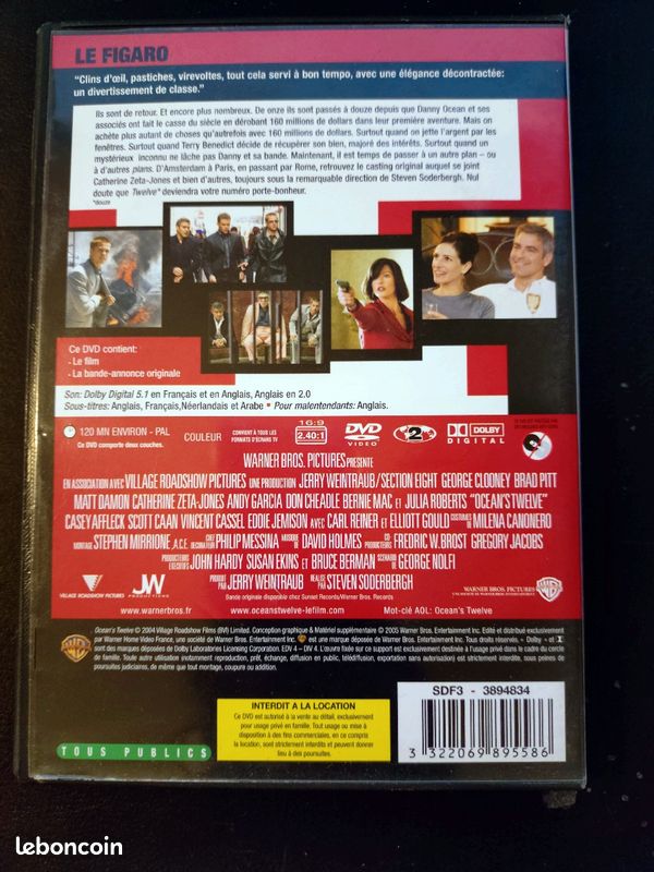 Lot DVD Océans 11 12 13 (image 6)
