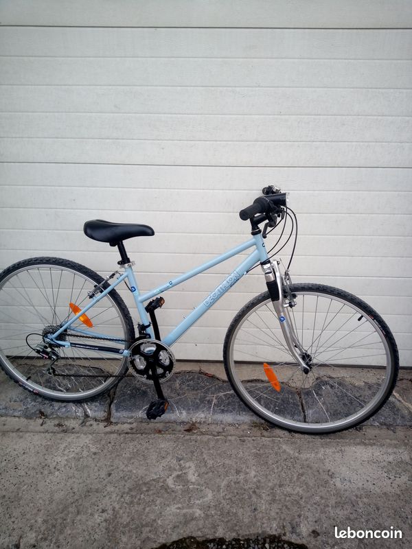 Vtc électrique VÃ©vélo Decathlon Ã©électrique Riverside Velo Femme