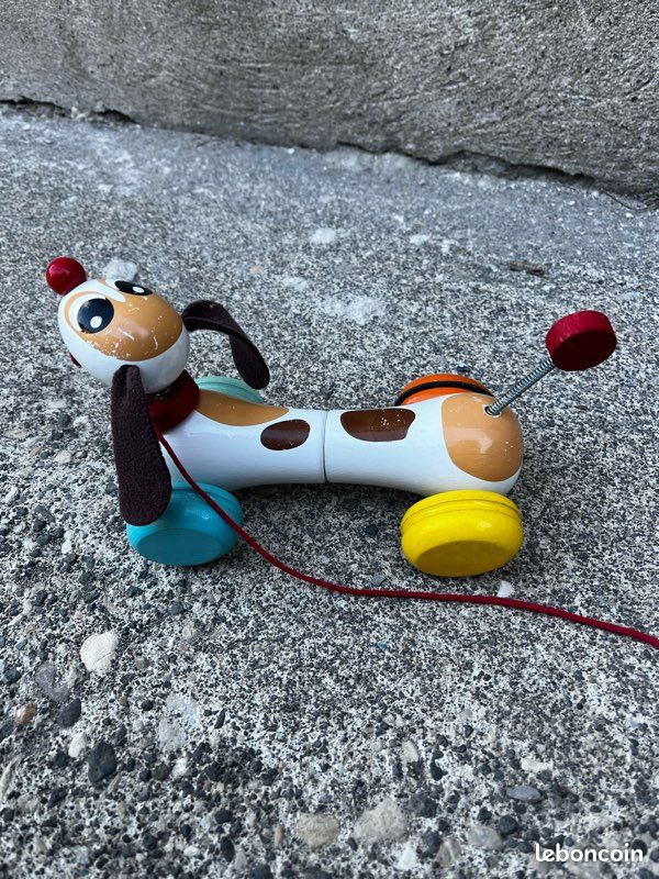Boite à musique Lucien le chien- Vilac - Jouets en bois