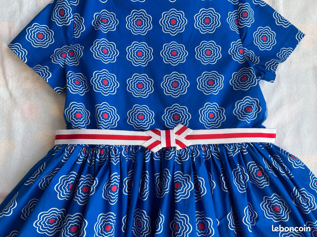 Robe Fille Neuve Jacadi - Collection "Moments D'exception" - Taille 6 Ans - Modèle "Wow" - Neuf Sans étiquette