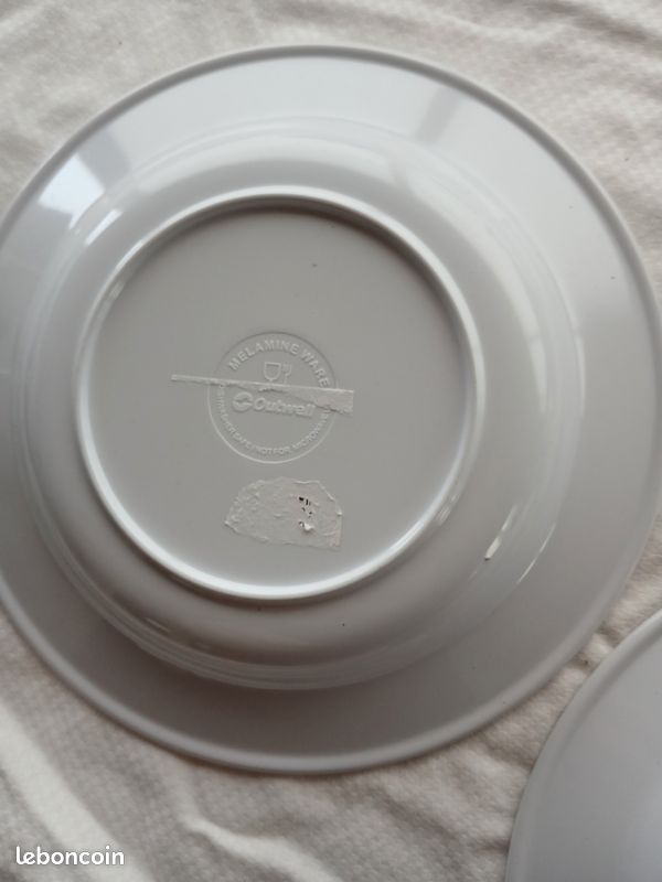 Assiettes creuses en mélanine outwell (image 6)
