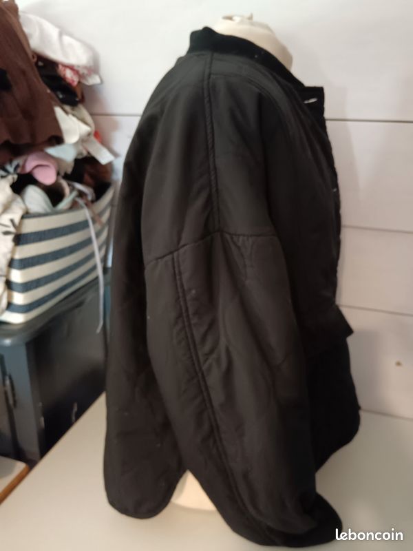 Veste noir matelassé légère shein (image 3)
