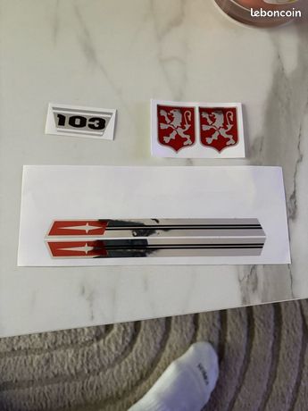Kit Déco Stickers Pour Peugeot 103 Z Rouge - Neuf Sous Emballage - Accessoire Tuning Scooter