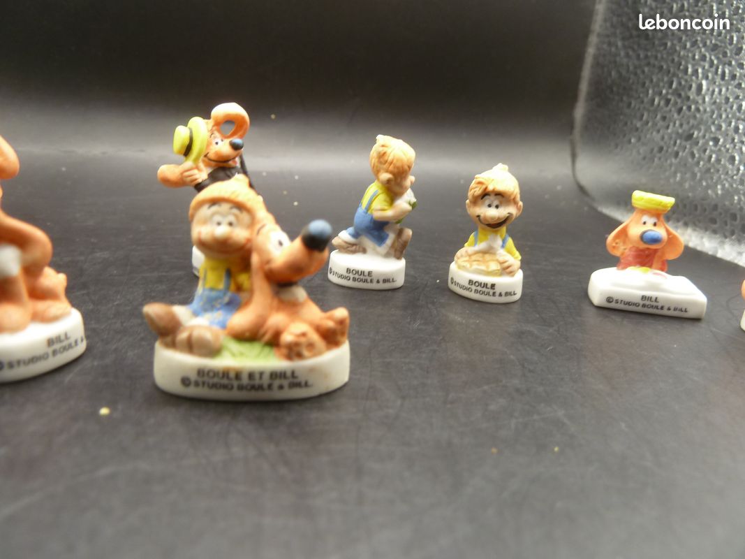Lot de 9 feves boule et bill mates - ref perso d8 (image 4)