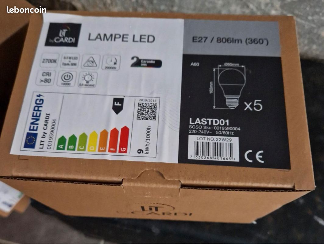 Vente de lampes LED by CARDI E27 (image 4)