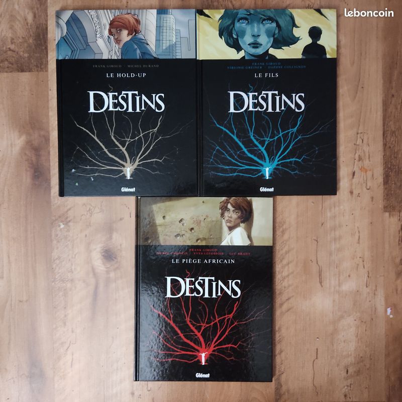 BD "Destins" - Tomes 1, 2 et 3 (image 1)