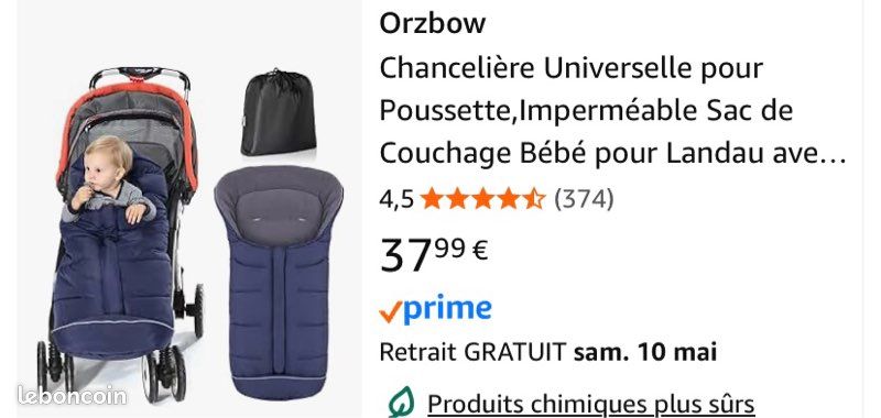 Orzbow Chanceliere Chanceliere Universelle Pour Poussette