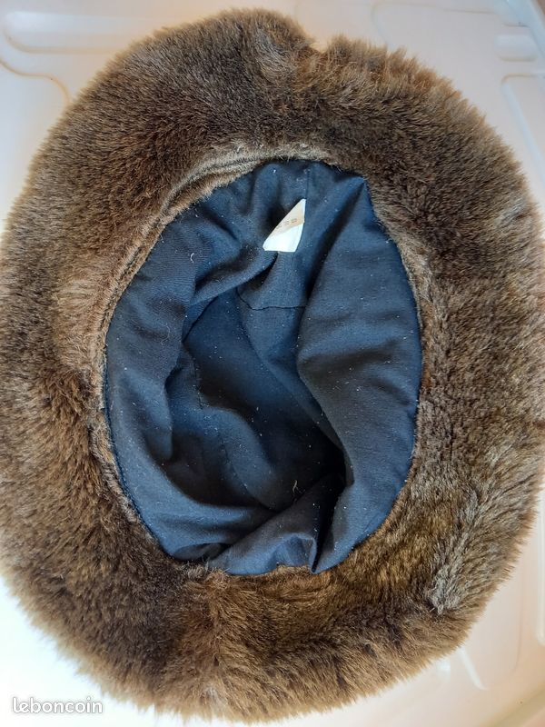 Chapeau toque fourrure (image 3)