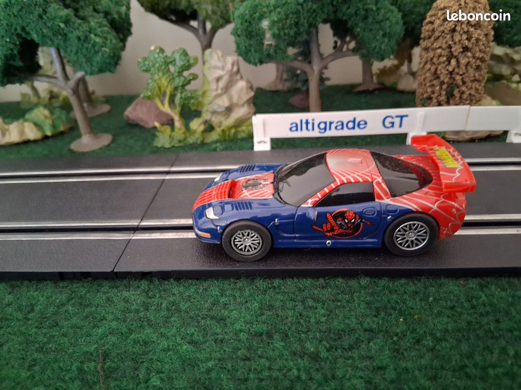 Voiture MARVEL SPIDERMAN pour circuit de voitures électrique CARRERA GO compatible NINCO/WRC/TEAM CITY/POLISTIL au 1/43 (image 3)