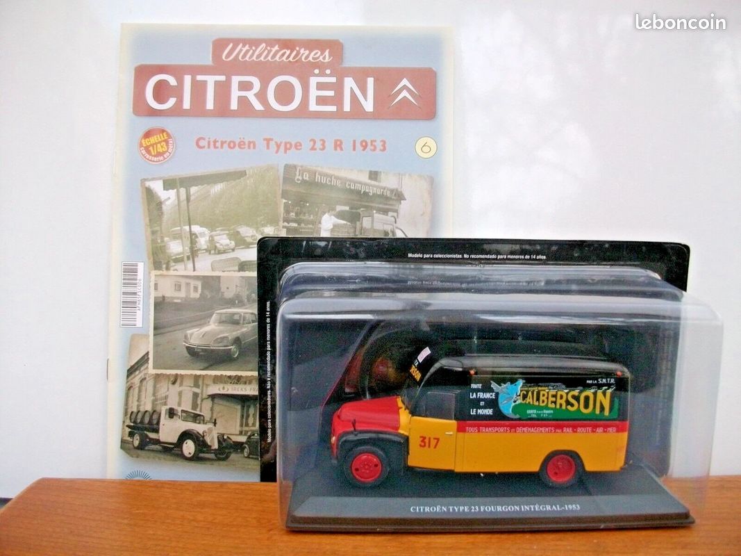 IXO 1:43 - Citroën Type 23R Chassaing (1947) Bus Série U - Collection - État Neuf Sous Blister