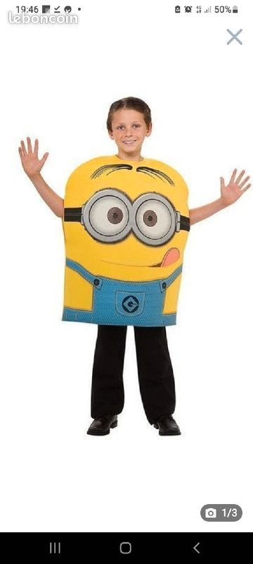 Déguisement minion 5-7 ans (image 1)