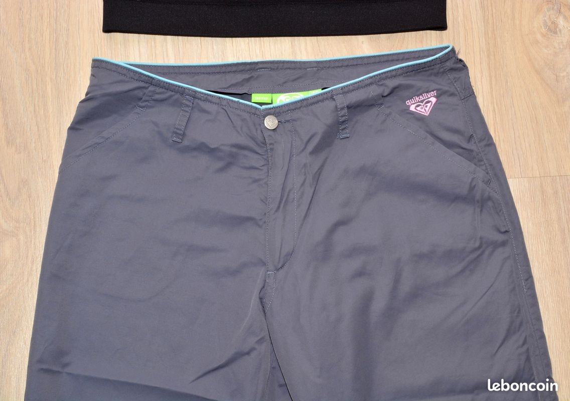 Pantacourt gris décontracté taille XS (image 4)