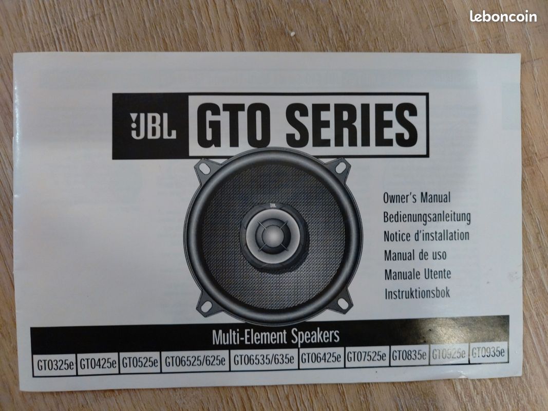 Enceinte JBL GTO séries NEUVE (image 3)
