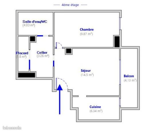 T2 meuble chartreux