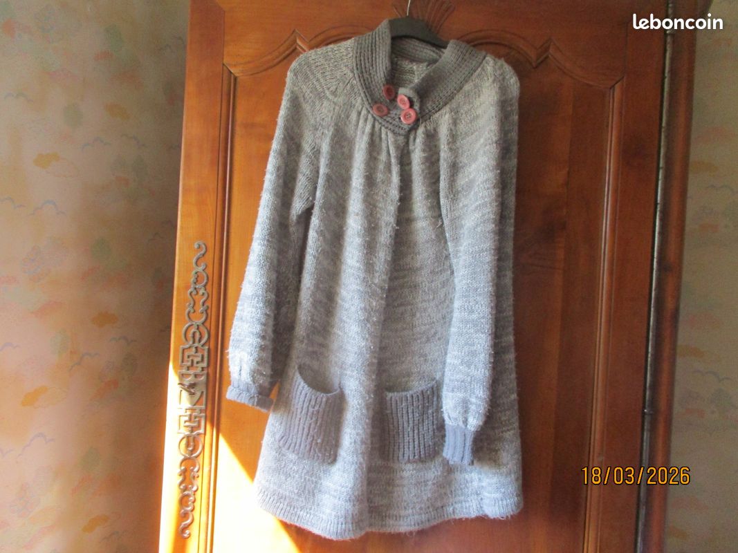 Grand gilet en maille (image 1)