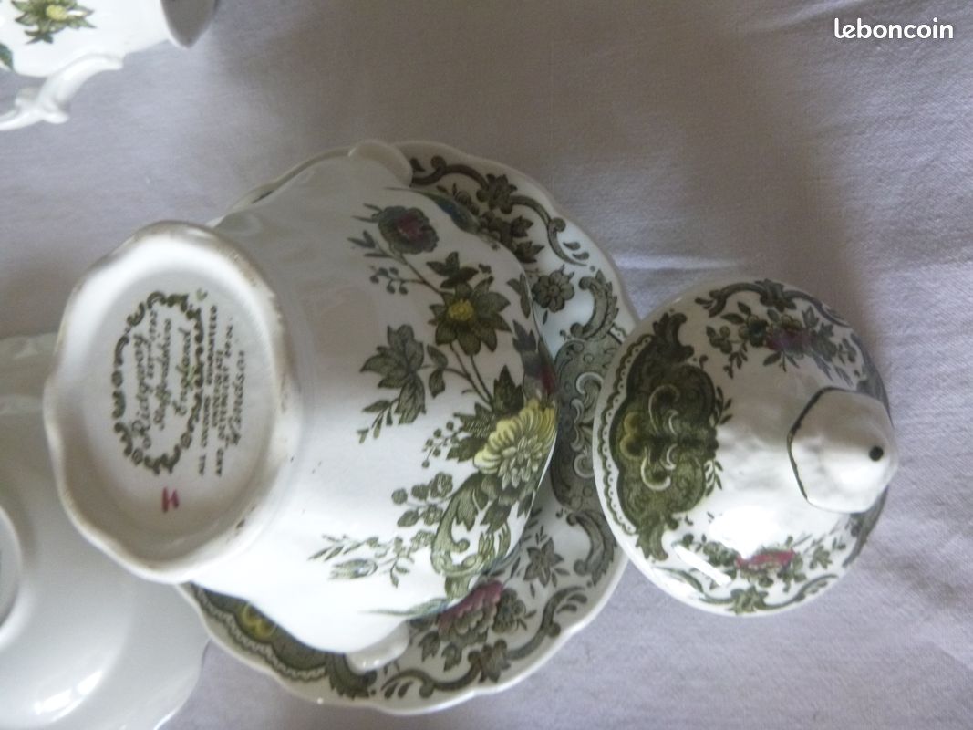 Service a café 6 tasses Ridgway Staffordshire (image 12)