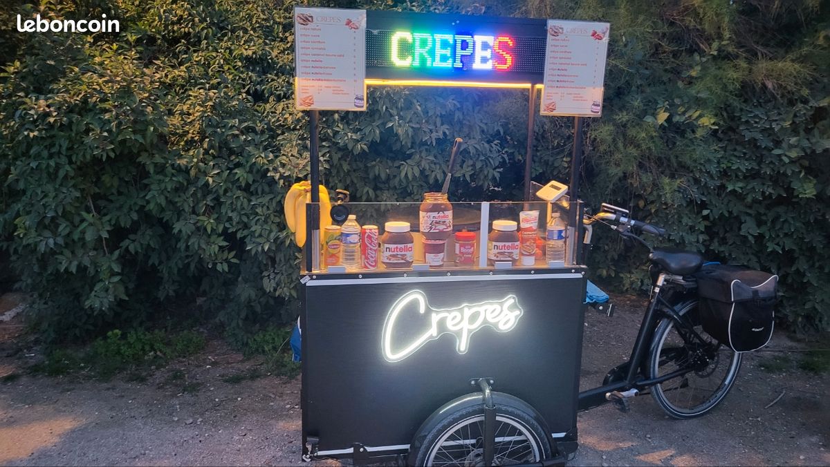 Vélo Cargo Triporteur Glace Occasion Food Truck Velo Electrique
