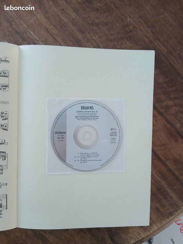 Partitions sonates Brahms et saint Saens (image 2)
