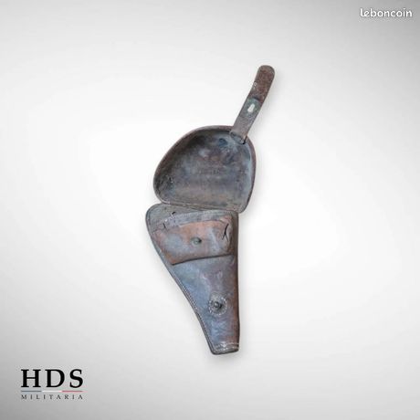 Étui à Fusil Ancien « Jambon » 1950 – Carton Et Cuir D'époque