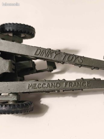 Dinky Toys 819 Howitzer Gun Obusier de 155 ABS made in France Mint in