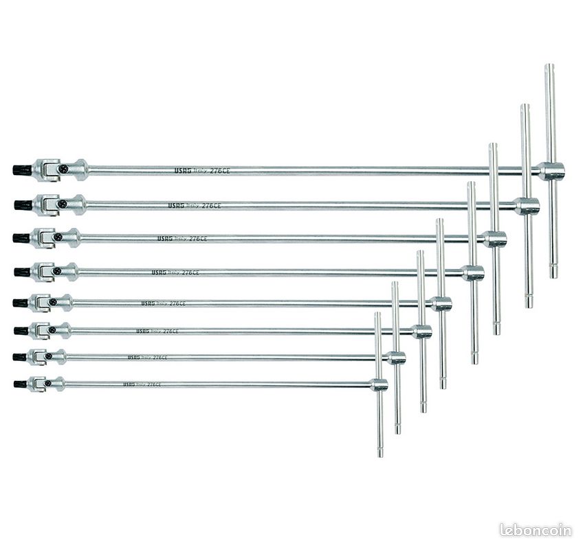 Jeu de 8 clés pour vis TORX - 273 CTX/SE8 - USAG U02730065 (image 1)