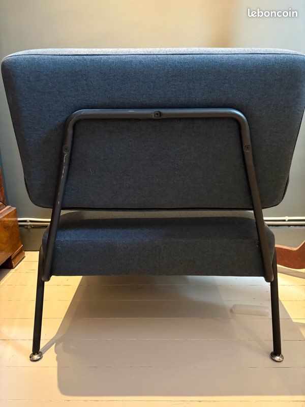 Knox, fauteuil d’appoint, bleu égée Made.com (image 3)
