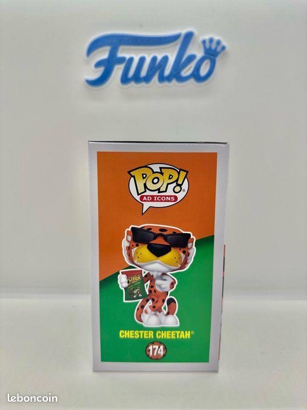 Funko Pop! Cheetos Chester Cheetah 174 Flocked Chase - Édition Hollywood, Neuve