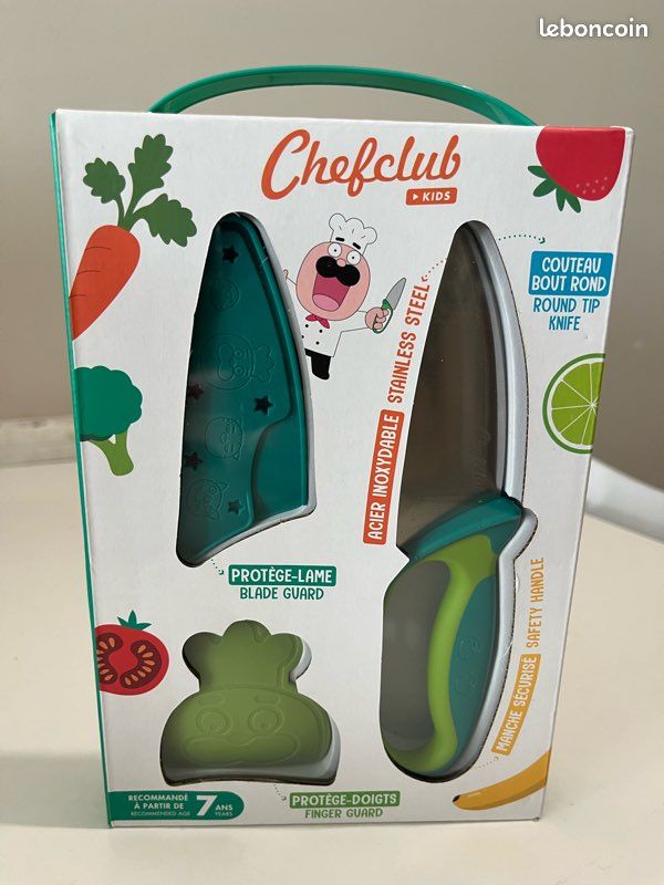 À vendre, couteau de cuisine pour enfants de la marque Chefclub (image 1)